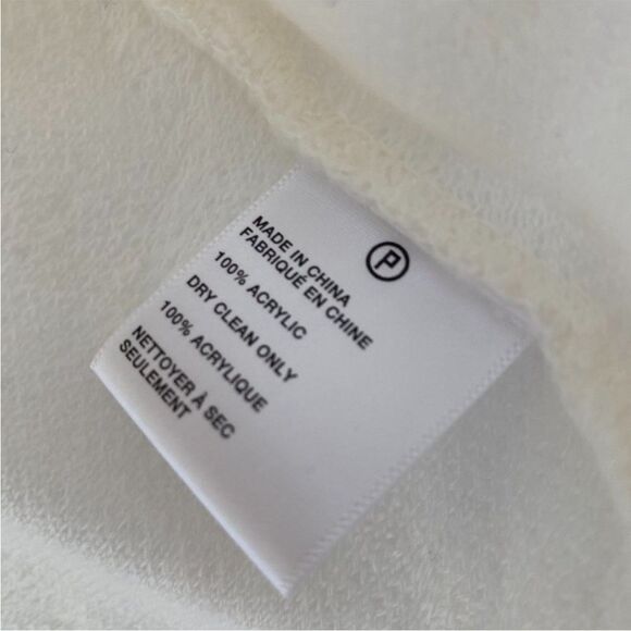 JOA Los Angeles Cream 3/4 Crew neck sweater M - Picture 3 of 9